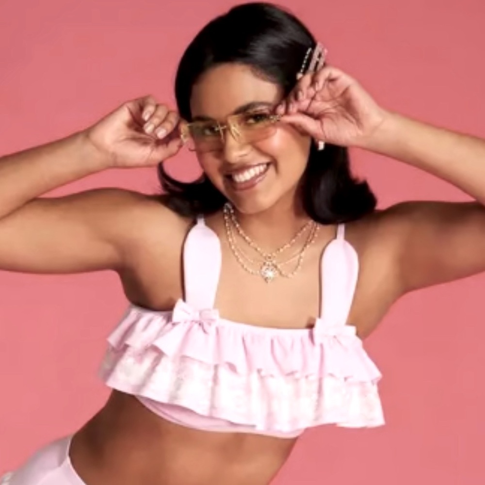 My Melody Ruffled Bikini Top